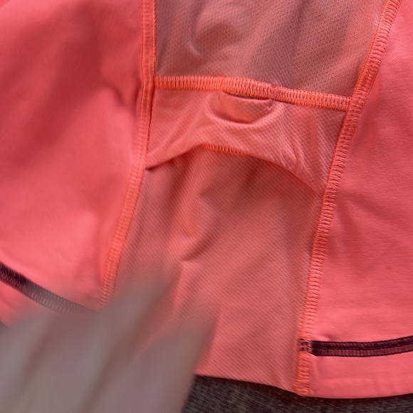 Lululemon bright colored top, size S. Has built in bra - Picture 3 of 6